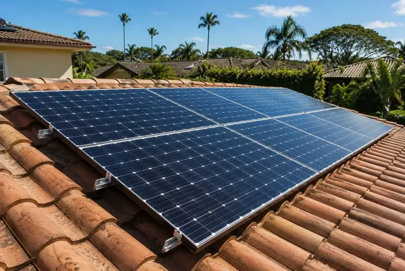 Installation de panneaux solaires à Combloux